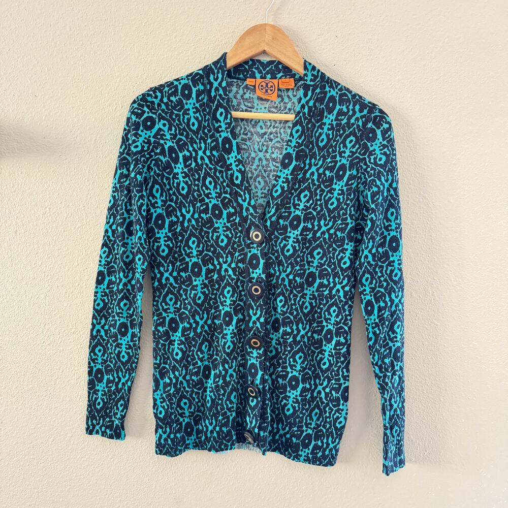 Tory Burch Merino Wool blend button cardigan